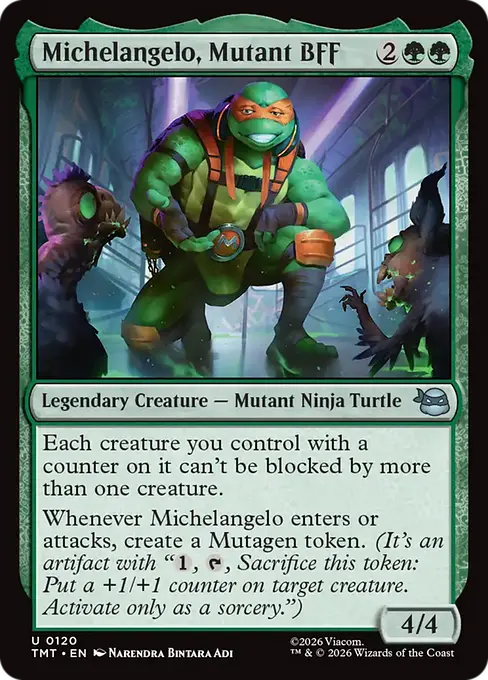 Michelangelo, Mutant BFF