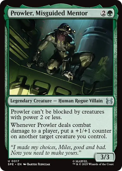 Prowler, Misguided Mentor