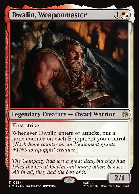 Dwalin, Weaponmaster