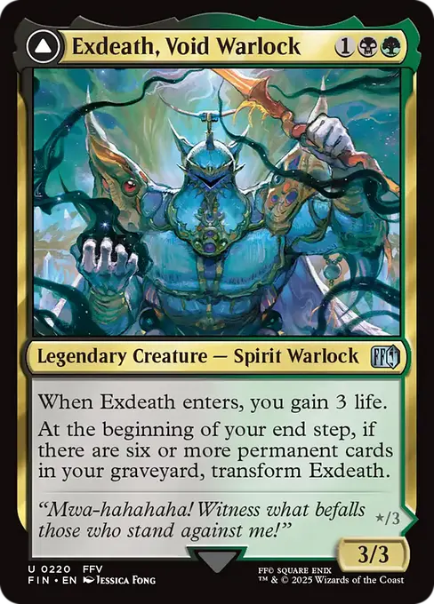 Exdeath, Void Warlock // Neo Exdeath, Dimension's End