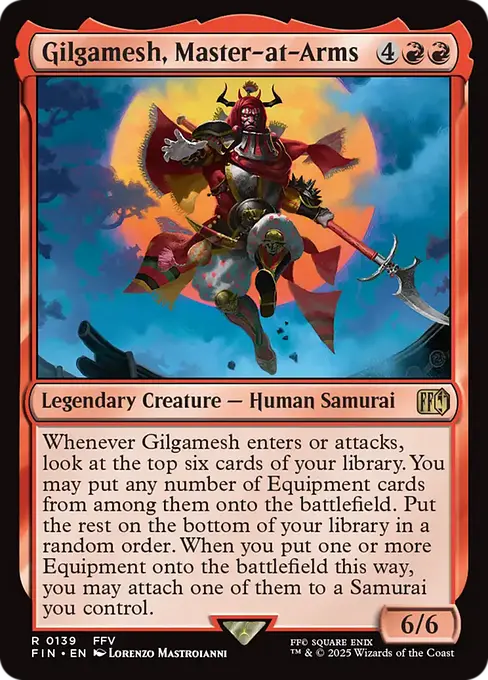 Gilgamesh, Master-at-Arms