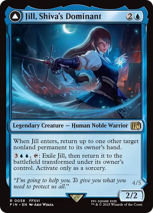 Jill, Shiva's Dominant // Shiva, Warden of Ice