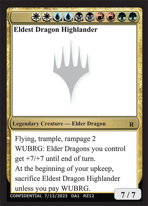 Eldest Dragon Highlander