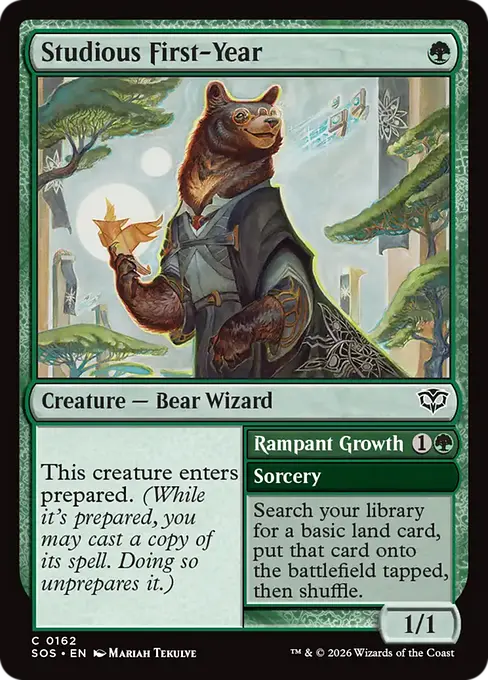 Studious First-Year // Rampant Growth