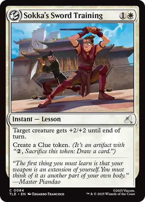 Sokka's Sword Training