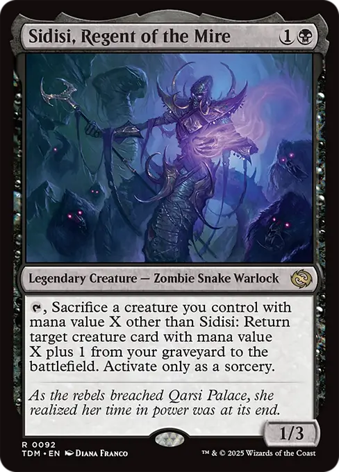 Sidisi, Regent of the Mire