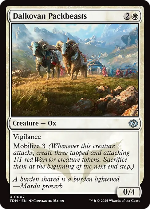 Dalkovan Packbeasts