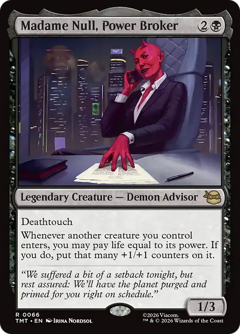 Madame Null, Power Broker