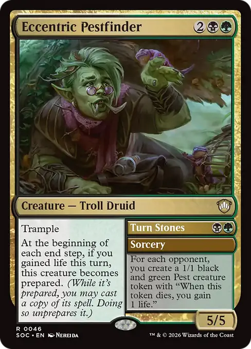 Eccentric Pestfinder // Turn Stones