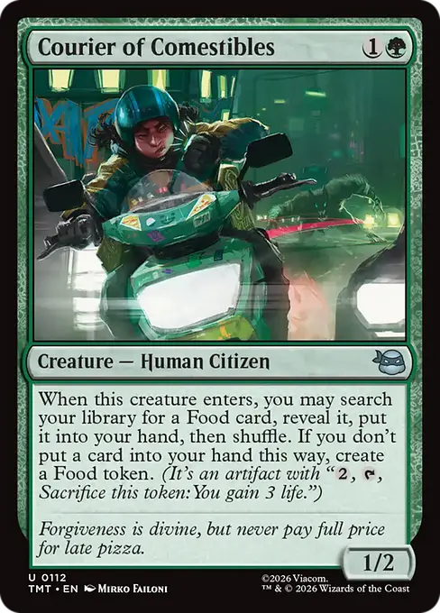 Courier of Comestibles