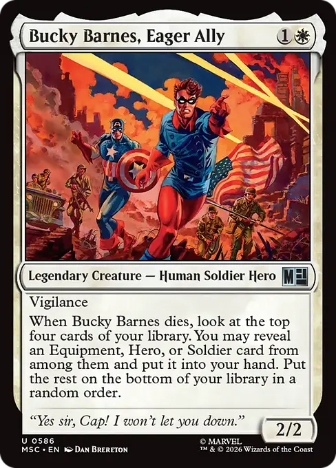 Bucky Barnes, Eager Ally