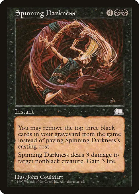 Spinning Darkness