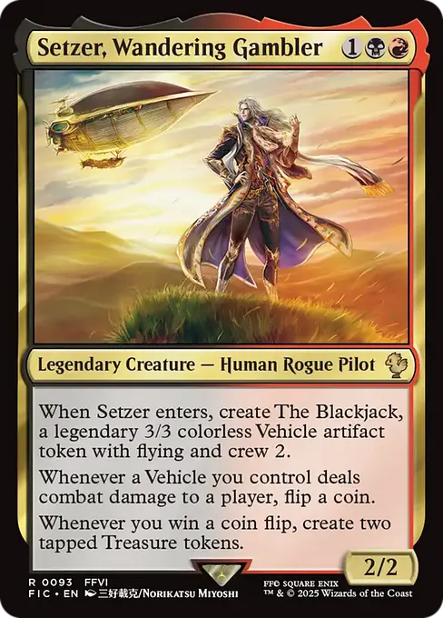 Setzer, Wandering Gambler