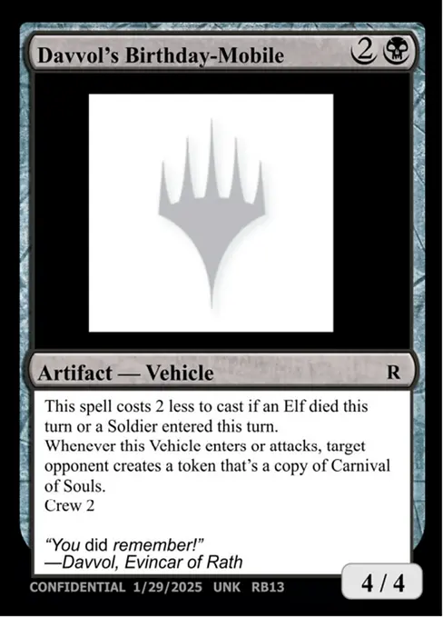 Davvol's Birthdaymobile