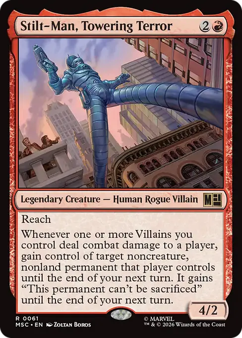 Stilt-Man, Towering Terror