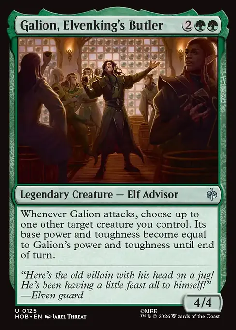 Galion, Elvenking's Butler