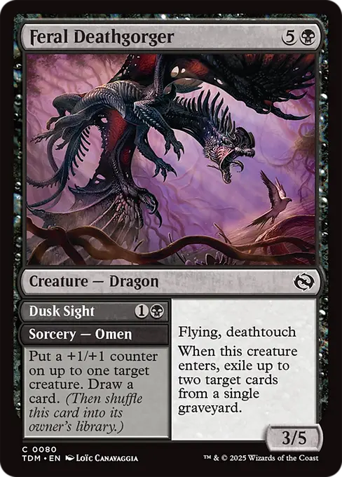 Feral Deathgorger // Dusk Sight