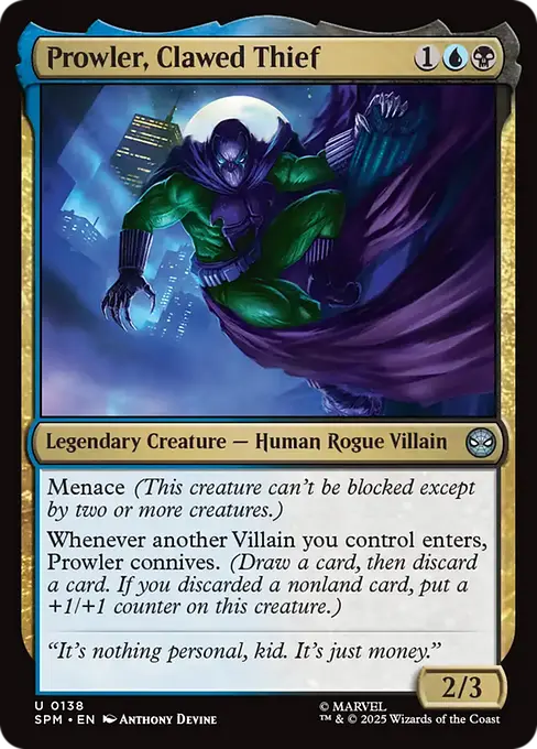 Prowler, Clawed Thief