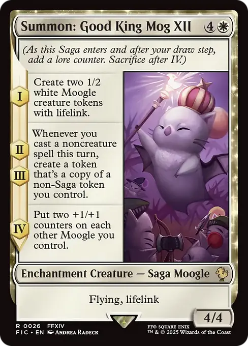 Summon: Good King Mog XII