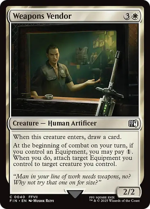 Weapons Vendor