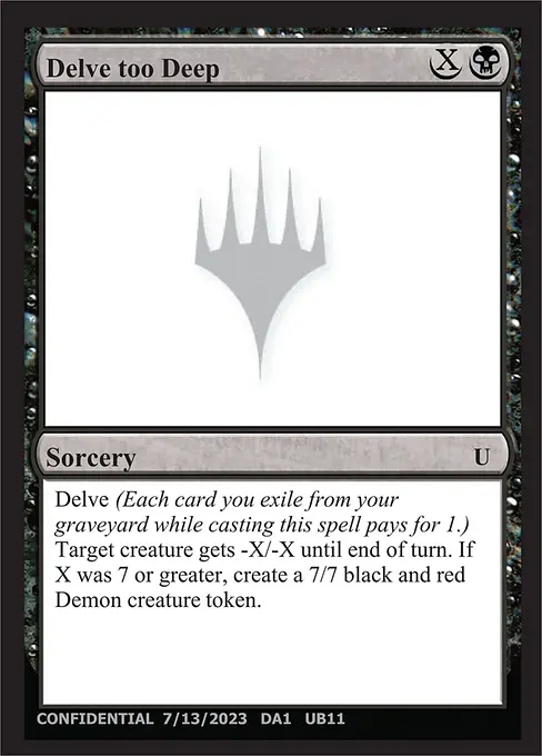 Delve too Deep
