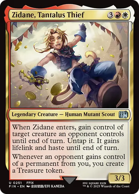 Zidane, Tantalus Thief