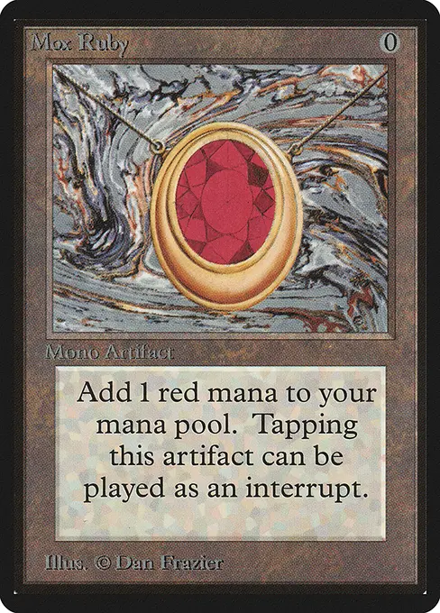 Mox Ruby, Limited Edition Beta