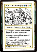 Slivdrazi Monstrosity from Mystery Booster Playtest Cards 2021