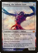 Ulamog, the Infinite Gyre from From the Vault: Legends