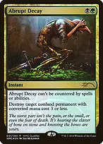 Abrupt Decay from World Magic Cup Qualifiers