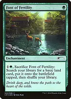 Font of Fertility from Magic 2015 Clash Pack