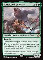Surrak and Goreclaw from Foundations Commander