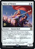 Voice of Victory from Tarkir: Dragonstorm Promos