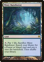 Misty Rainforest from Zendikar