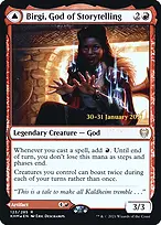 Birgi, God of Storytelling // Harnfel, Horn of Bounty from Kaldheim Promos
