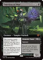 Emeritus of Woe // Demonic Tutor from Secrets of Strixhaven