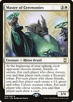 Master of Ceremonies from New Capenna Commander Promos