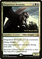 Dragonlord Dromoka from Dragons of Tarkir Promos