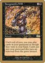Yawgmoth's Will from World Championship Decks 1999