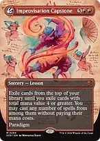 Improvisation Capstone from Secrets of Strixhaven
