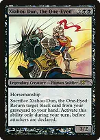 Xiahou Dun, the One-Eyed from Judge Gift Cards 2012