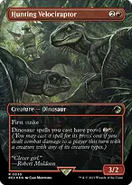 Hunting Velociraptor from Jurassic World Collection