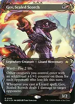 Gev, Scaled Scorch from Bloomburrow