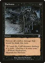 Darkness from Time Spiral Timeshifted