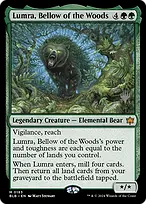 Lumra, Bellow of the Woods from Bloomburrow Promos