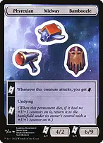 Phyrexian Midway Bamboozle from Unfinity Sticker Sheets