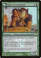 Mayor of Avabruck // Howlpack Alpha from Innistrad Promos