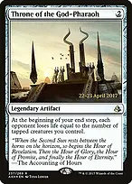 Throne of the God-Pharaoh from Amonkhet Promos