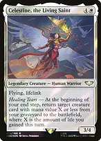 Celestine, the Living Saint from Warhammer 40,000 Commander
