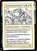 Slivdrazi Monstrosity from Mystery Booster Playtest Cards 2019